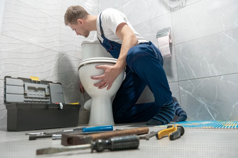 Backed Up Toilet Repair