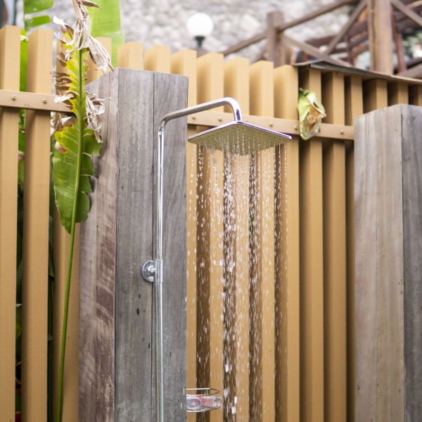Outdoor Shower Plumbing in Athens