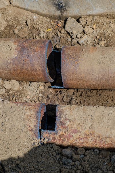 Corroded Pipe Repair in Athens