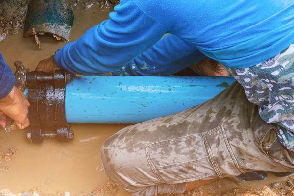 Underground Water Line Repair in Athens